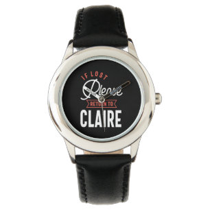 Wenn Sie verloren haben kehren Sie bitte zu Claire Armbanduhr