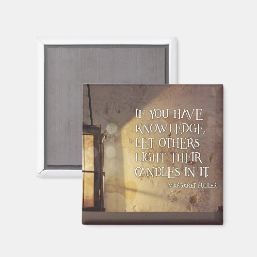 Wenn Sie Wissen haben Magnet (Vorderseite/Rückseite)