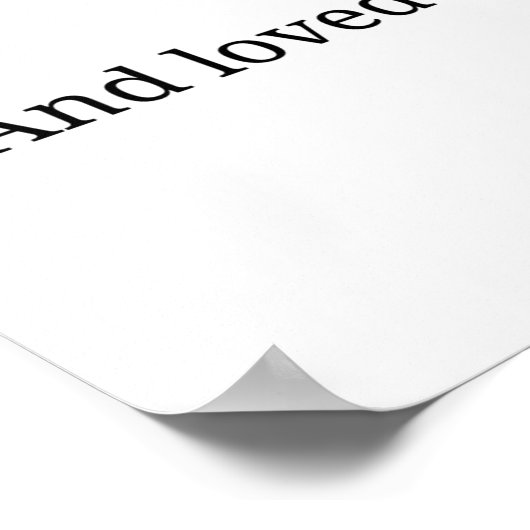 Wenn Sie wissen, Ihr Herz spricht Liebe Poster (Ecke)