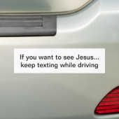 Wenn Sie wollen, um Jesus zu sehen Autoaufkleber (Auf Auto)