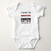 Wenn Sie Wrestling nicht cool mögen Baby Strampler (Vorderseite)