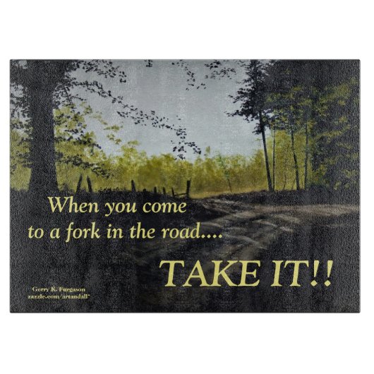 WENN SIE ZU EINER GLAS-SCHNITTSTELLE KOMMEN SCHNEIDEBRETT (Vorderseite)