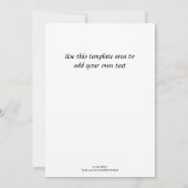 Wenn Sie zum Ende kommen.. Sprichwort blaue Malnot Mitteilungskarte (Rückseite)