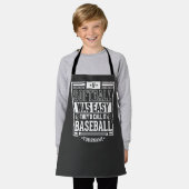 Wenn Softball einfach wäre, würden sie es Baseball Schürze (Getragen)
