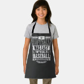 Wenn Softball einfach wäre, würden sie es Baseball Schürze (Insitu)