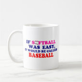 Wenn Softball war einfach…. Kaffeetasse (Links)