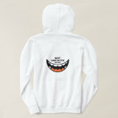 Wenn Stress Kalorien verbrannt Hoodie (Design Rückseite)