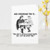 Wenn Superhelden 40 Grußkarten machen Karte (Gelbe Blume)