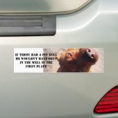 Wenn Timmy eine Pitbull hatte Autoaufkleber (Auf Auto)