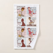 Wenn Toiletten reden könnten Badhandtuch Set (Handtuch)