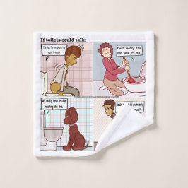 Wenn Toiletten reden könnten Waschlappen