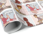 Wenn Toiletten wackelndes Papier sprechen könnten Geschenkpapier (Rolleneckpunkt)