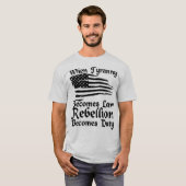 Wenn Tyrannei Gesetz wird T-Shirt (Vorne ganz)