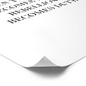 Wenn Tyrannei Gesetz wird, wird Rebellion zur Pfli Poster (Ecke)