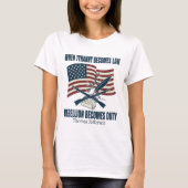 Wenn Tyrannei zum Gesetz wird T-Shirt – Thomas Jef (Vorderseite)