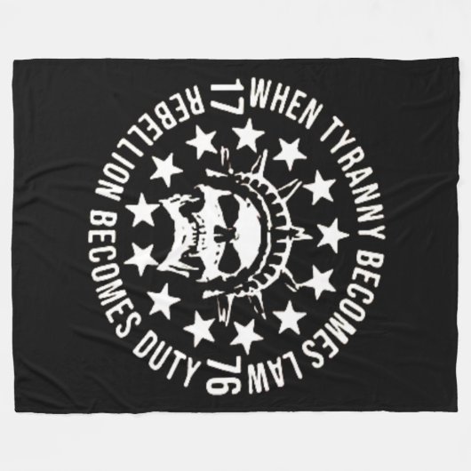 WENN TYRANNY GESETZ WIRD FLEECEDECKE (Vorderseite (Horizontal))