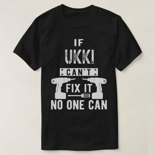 Wenn Ukki nicht reparieren kann es niemand Finnlan T-Shirt (Design vorne)