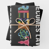 Wenn Ungerechtigkeit Gesetz wird, wird Widerstand Geschenkpapier Set (Beispiel)