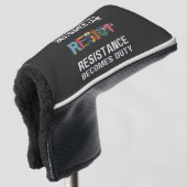 Wenn Ungerechtigkeit Gesetz wird, wird Widerstand Golf Headcover (3/4 Vorderseite)