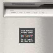 Wenn Ungerechtigkeit Gesetz wird, wird Widerstand Magnet (In Situ (Geschirrspüler))