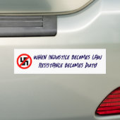 Wenn Ungerechtigkeit Recht wird Autoaufkleber (Auf Auto)