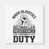 Wenn Ungerechtigkeit Rechtswiderstand wird zur Pfl Magnet (Vorne)