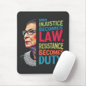 Wenn Ungerechtigkeit Rechtswiderstand wird zur Pfl Mousepad (Mit Mouse)