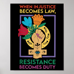 Wenn Ungerechtigkeit Rechtswiderstand wird zur Pfl Poster