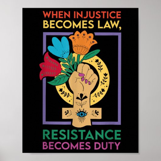Wenn Ungerechtigkeit Rechtswiderstand wird zur Pfl Poster (Vorne)