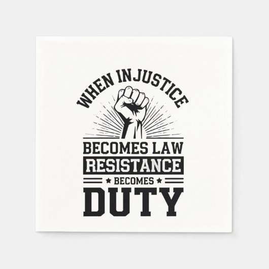 Wenn Ungerechtigkeit Rechtswiderstand wird zur Pfl Serviette (Vorderseite)