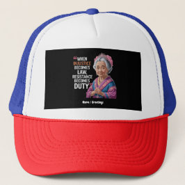 Wenn Ungerechtigkeit Rechtswiderstand wird zur Pfl Truckerkappe