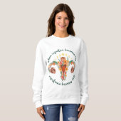 Wenn Ungerechtigkeit wird Gesetz pro choice Pro Ro Sweatshirt (Vorne ganz)