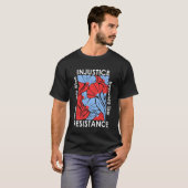 Wenn Ungerechtigkeit zum Gesetz wird, wird Widerst T-Shirt (Vorne ganz)