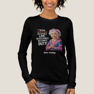 Wenn Ungerechtigkeit zum Gesetz wird, wird Widerst Tri-Blend Shirt