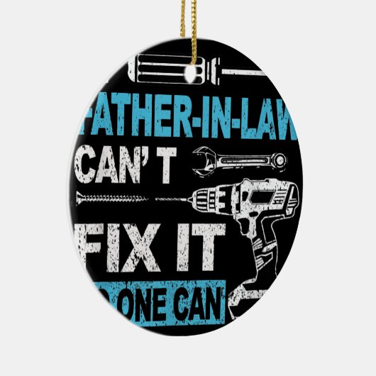 Wenn Vater im Gesetz kann es nicht reparieren kann Keramik Ornament (Rechts)