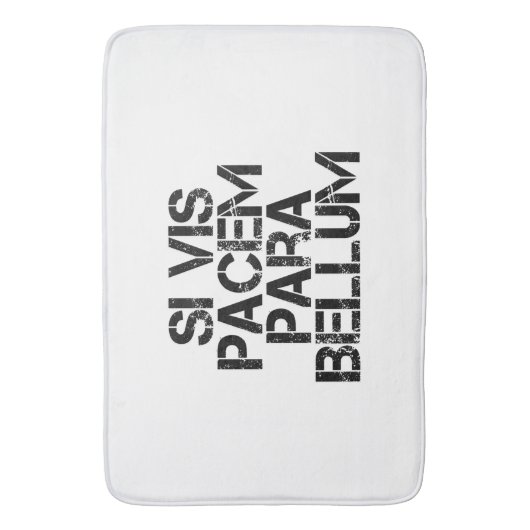 wenn vis pacem para bellum badematte (Vorderseite Vertikal)