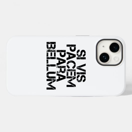 wenn vis pacem para bellum Case-Mate iPhone hülle (Rückseite (Horizontal))
