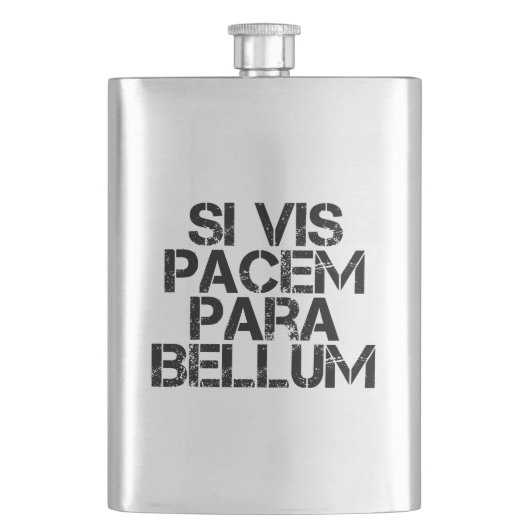 wenn vis pacem para bellum flachmann (Vorderseite)