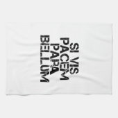 wenn vis pacem para bellum geschirrtuch (Horizontal)