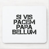 wenn vis pacem para bellum mousepad (Vorne)
