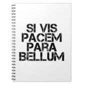 wenn vis pacem para bellum notizblock (Vorderseite)