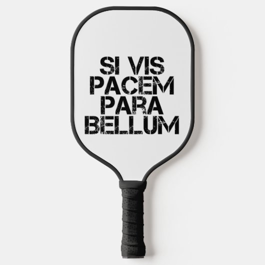 wenn vis pacem para bellum pickleball schläger (Vorderseite)