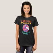 Wenn Volleyball leicht wäre T-Shirt (Vorne ganz)