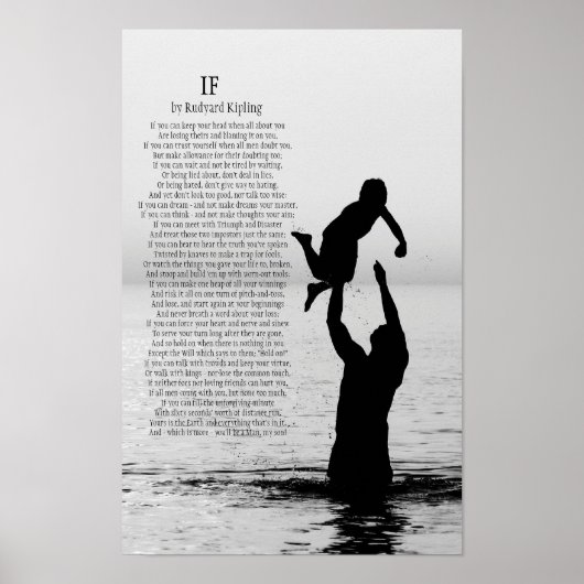 Wenn von Rudyard Kipling 11 X 17 Poster (Vorne)