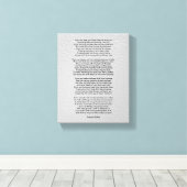 Wenn von Rudyard Kipling klein Leinwanddruck (Insitu (Holzboden))