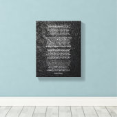 Wenn von Rudyard Kipling klein Leinwanddruck (Insitu (Holzboden))