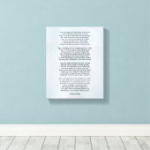 Wenn von Rudyard Kipling klein Leinwanddruck (Insitu (Holzboden))