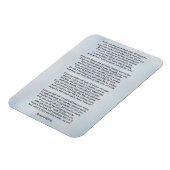 Wenn von Rudyard Kipling Magnet (Linke Seite)