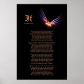 Wenn von Rudyard Kipling mit Phoenix Firebird Prin Poster (Vorne)
