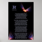 Wenn von Rudyard Kipling mit Phoenix Firebird Prin Poster (Vorne)